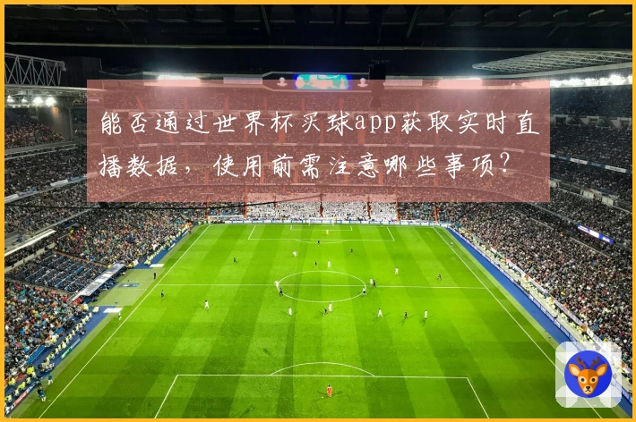 能否通过世界杯买球app获取实时直播数据，使用前需注意哪些事项？