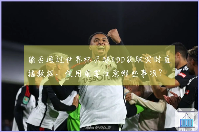 能否通过世界杯买球app获取实时直播数据，使用前需注意哪些事项？