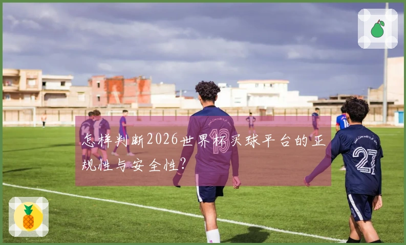 怎样判断2026世界杯买球平台的正规性与安全性？