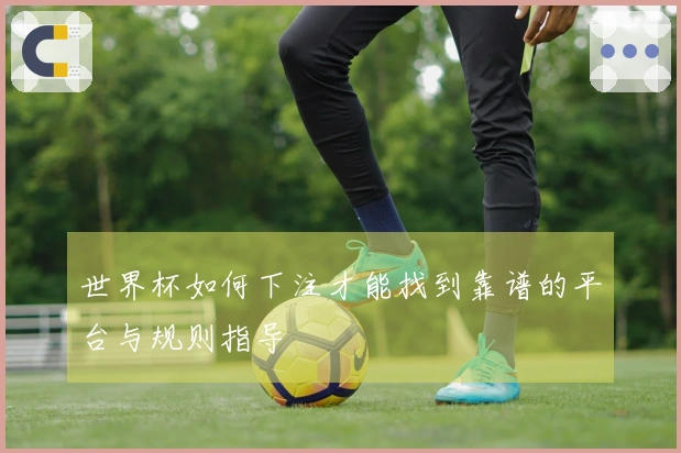 世界杯如何下注才能找到靠谱的平台与规则指导