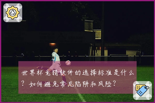 世界杯竞猜软件的选择标准是什么？如何避免常见陷阱和风险？