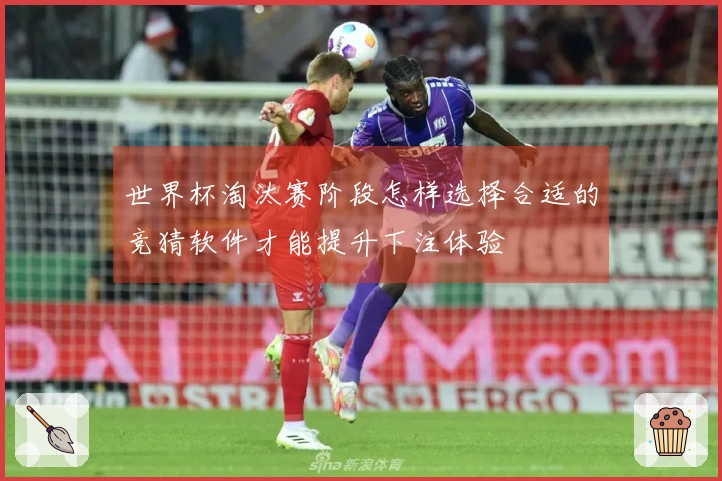 世界杯淘汰赛阶段怎样选择合适的竞猜软件才能提升下注体验